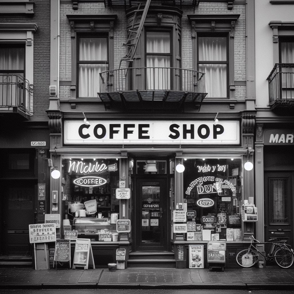 Fachada da Coffee Shop